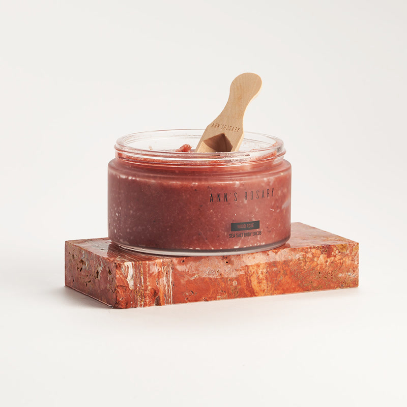 Wood Rose Sea Salt Body Scrub - Image 3