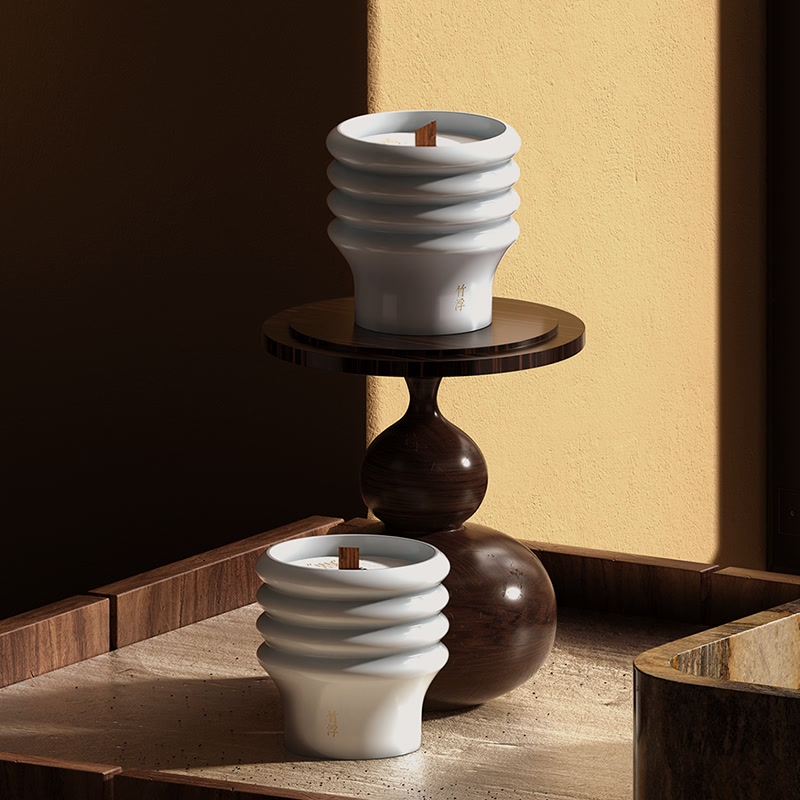 Aged Pu-Er Tea Scented Candle - Image 3