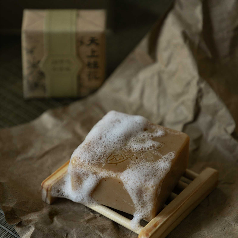 Osmanthus from the Heavens Cold-Processed Soap for Face and Body - Image 3